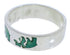 Turquoise Sterling Silver Bear Ring Band Size 5-3/4 UX32489